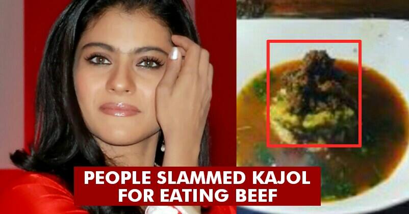 Kajol Brutally Trolled On Social Media For Eating Beef She Even