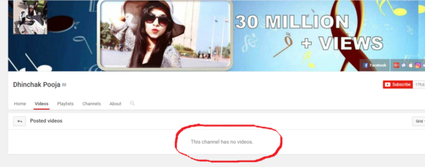 All Videos Of Dhinchak Pooja Deleted From Her YouTube Account? How This Happened? - RVCJ Media