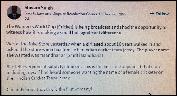 What This 10-Yr Female Fan Of Smriti Mandhana Did Left Everyone Speechless - RVCJ Media