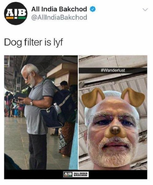 Shashi Tharoor Takes A Dig At Modi Supporters By Posting His Pic With Dog Filter! - RVCJ Media