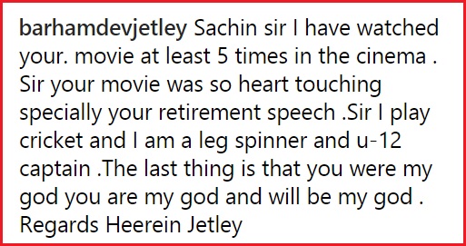 6-Yr Girl Wrote A Heartfelt Letter To Sachin Tendulkar & He Couldn’t Stop Himself From Replying - RVCJ Media