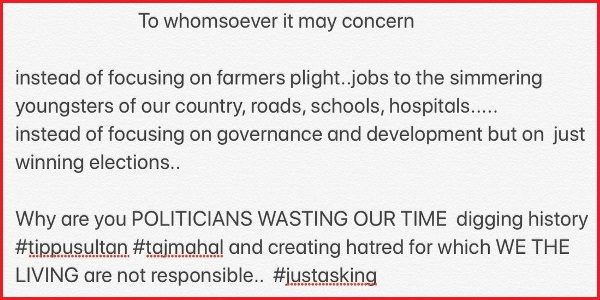 Prakash Raj Asked “Why Are Politicians Wasting Our Time” In Digging History. Twitter Reacted - RVCJ Media