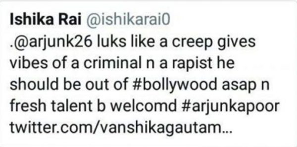 Girl Said Arjun Kapoor Looks Like A Rapist. His Reply Made Her Delete Her Account - RVCJ Media