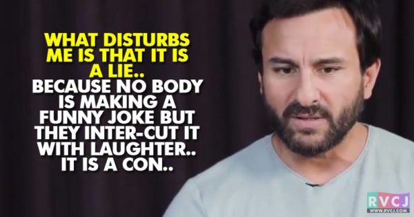 Saif Ali Khan Slammed Awards Shows, Called Them Fake & The Biggest Joke Of The World - RVCJ Media