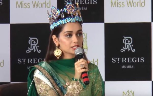 Manushi Chhillar Was Asked About Padmavati Row. Her Confident Answer Is A Heart Winner - RVCJ Media