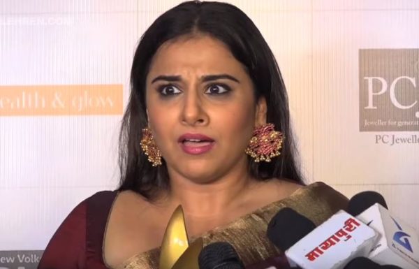 Reporter Asked Vidya Balan 'Have You Thought of Losing Weight?'. Her Reply Is Worth An Applause - RVCJ Media