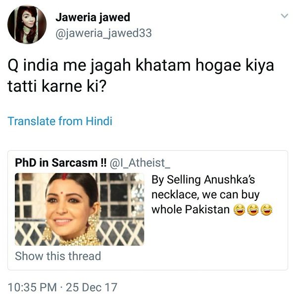 Pak Girl Mocked Her Own Country By Mistake & Twitter Is Trolling Her In An Epic Way - RVCJ Media