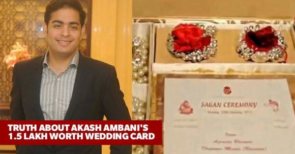 Finally, The Truth Behind Ambani's Wedding Card Worth 1.5 Lakhs Is Out & You Need To Read - RVCJ Media