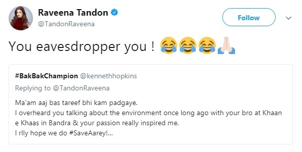 Raveena Tandon Tweeted On Mumbai Smog & Haters Tried To Troll Her. She Gave Them Kickass Reply - RVCJ Media