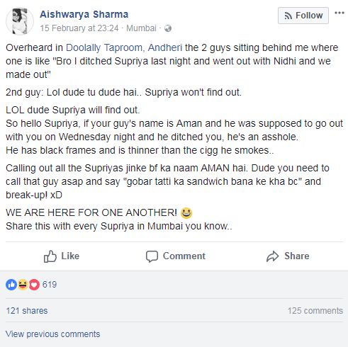 BF Cheated His GF Supriya & This Girl Heard It. She Got A Perfect Way To Inform Supriya About It - RVCJ Media