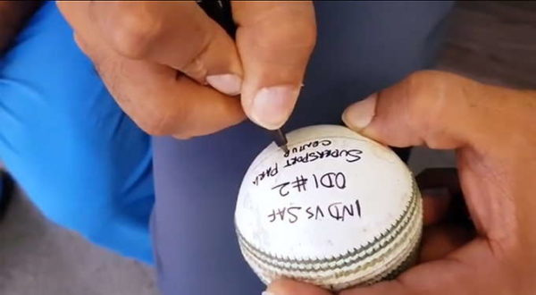 This Is What Happened To The Cricket Ball That Was Used In The 2nd ODI Between Ind And SA - RVCJ Media