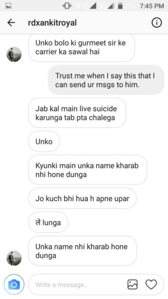 A Fan Messaged He Will Kill Gurmeet Choudhary Or Commit Suicide. The Actor Tackled Him In Best Way - RVCJ Media