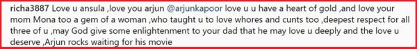 Arjun Kapoor's Sister Anshula Gives A Stern Reply To Trollers Who Abused Janhvi & Khushi - RVCJ Media