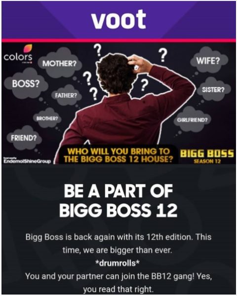 Bigg Boss 12 Is Coming Soon & Even You Can Take Part In It On This Condition - RVCJ Media