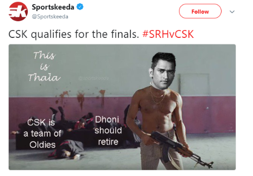 CSK Wins The Match From Nowhere. Twitter Just Couldn't Stop Celebrating - RVCJ Media