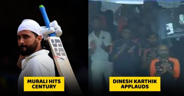 Dinesh Karthik’s Reaction Over Murali Vijay’s Century Will Win Fans’ Hearts. See The Video - RVCJ Media