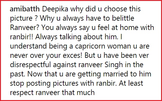 Deepika Posted Ex Ranbir’s Pic On Instagram, Got Mercilessly Slammed For Cheating On Ranveer - RVCJ Media