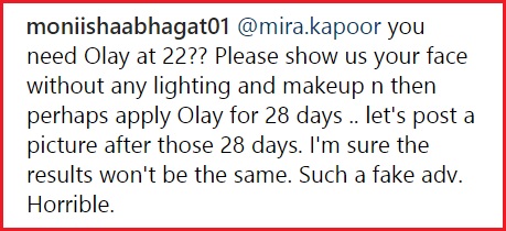 Mira Rajput Did An Anti-Ageing Cream Ad At Just 23, Got Heavily Slammed By Fans - RVCJ Media