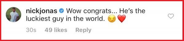 Nick Jonas Left A Comment On Priyanka Chopra's Post. It's So Romantic - RVCJ Media