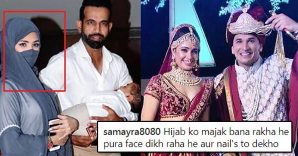 Irfan Pathan S Wife Got Trolled For Wearing Hijab At Wedding Ceremony Of Prince Yuvika Rvcj Media wife got trolled for wearing hijab