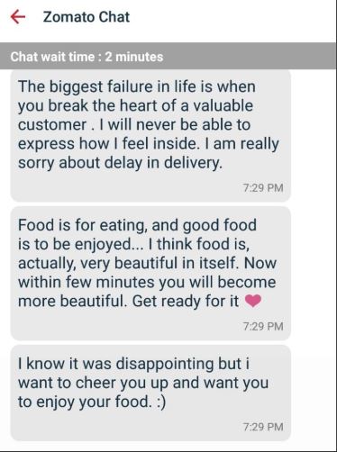 This Guy's Conversation With A Zomato Executive Is Heartwarming, You Just Can't Miss This - RVCJ Media