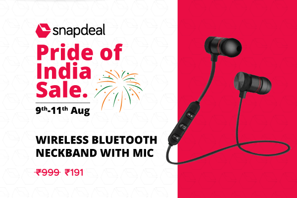 10 Irresistible Offers From Snapdeal's Pride Of India Sale Will Blow Your Mind - RVCJ Media