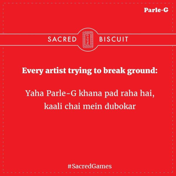 Parle-G Used Dialogue Of Sacred Games After Its Mention In The Series. This Is How Netflix Reacted - RVCJ Media