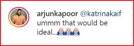 Arjun Kapoor Tries To Troll Katrina, Got A Perfect Reply From Her. This Banter Is Too Funny To Miss - RVCJ Media