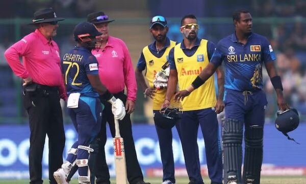 Angelo Mathews Gives Proof That The 4th Umpire’s Claim Over Timed-Out Was Wrong - RVCJ Media