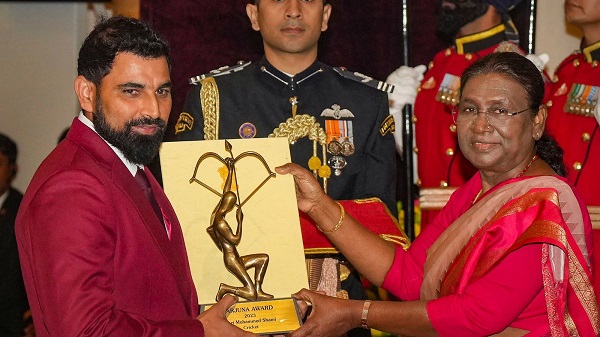 Mohammed Shami Shares Heartwarming Post After Winning Arjuna Award - RVCJ Media