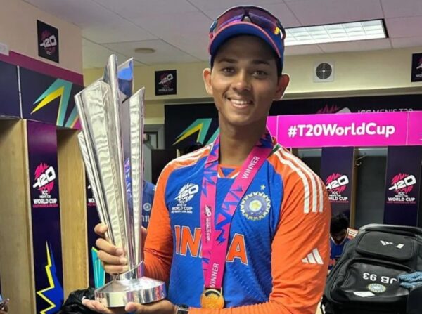 Yashasvi Jaiswal’s Video Being Engrossed & Waving India’s Flag Post World Cup Win Goes Viral - RVCJ Media