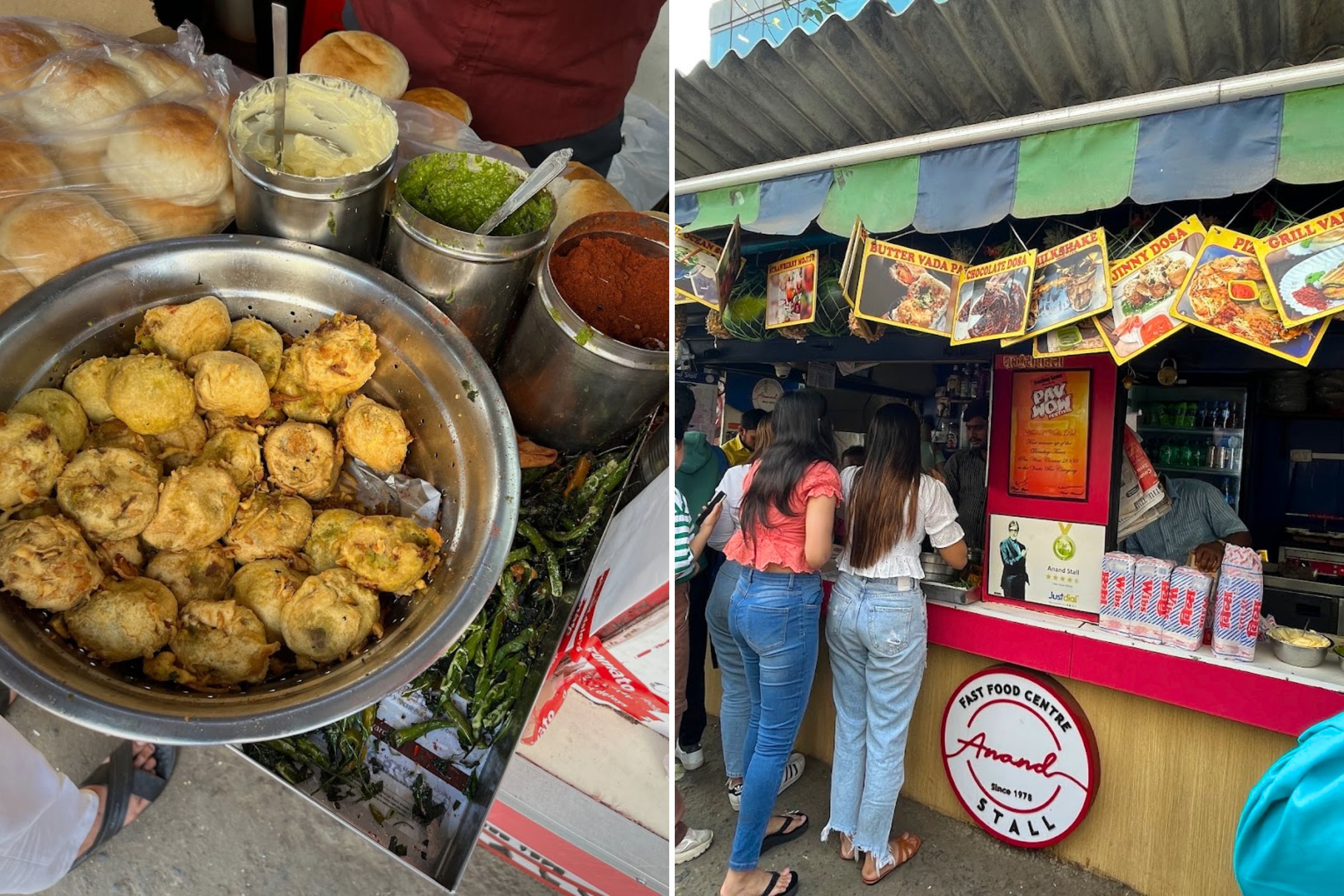 Best Street Food Places In Mumbai - Anand Vada Pav Stall