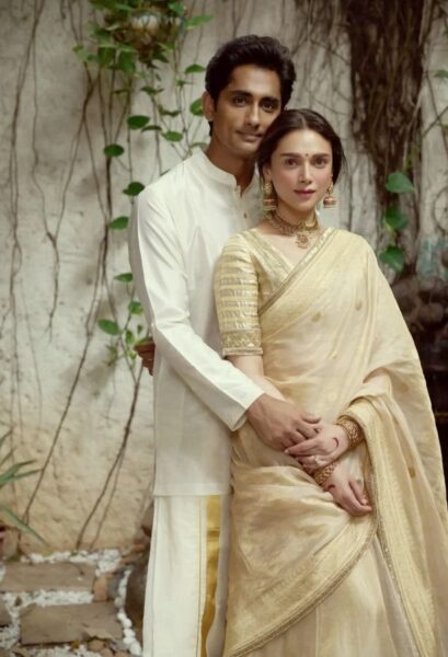 Aditi Rao Hydari & Siddharth Get Married In A Secret Ceremony, Share First Photos - RVCJ Media