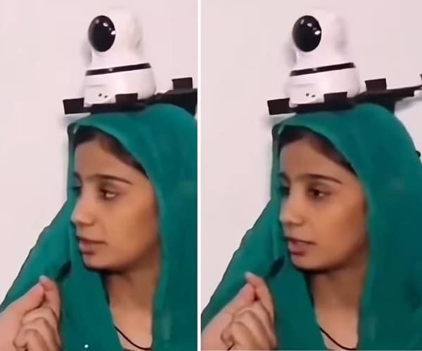 Pakistani Man Installs CCTV Camera On Daughter’s Head To Ensure Her Safety, Video Goes Viral - RVCJ Media